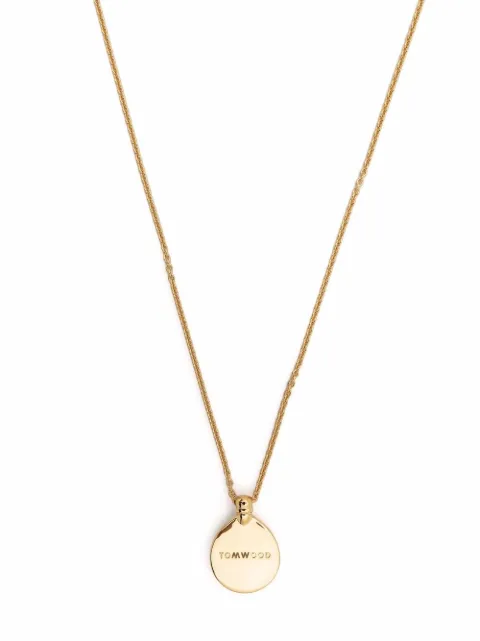 Tom Wood logo pendant necklace Gold NPR20NA01S9259K