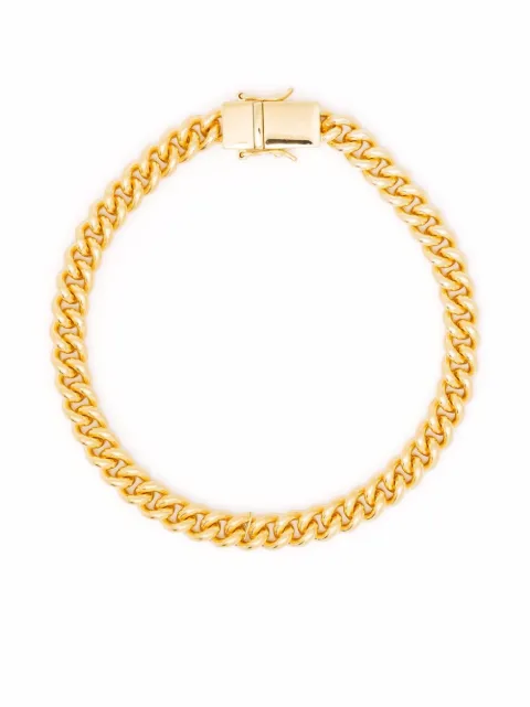 Tom Wood Rounded Curb Thick chain bracelet Gold B01063NA01S9259K