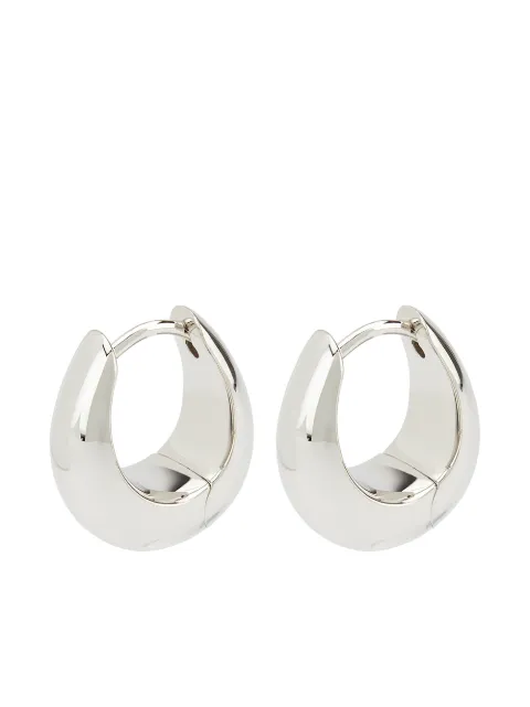 Tom Wood Ice hoop earrings Silver E39HSNA01S925