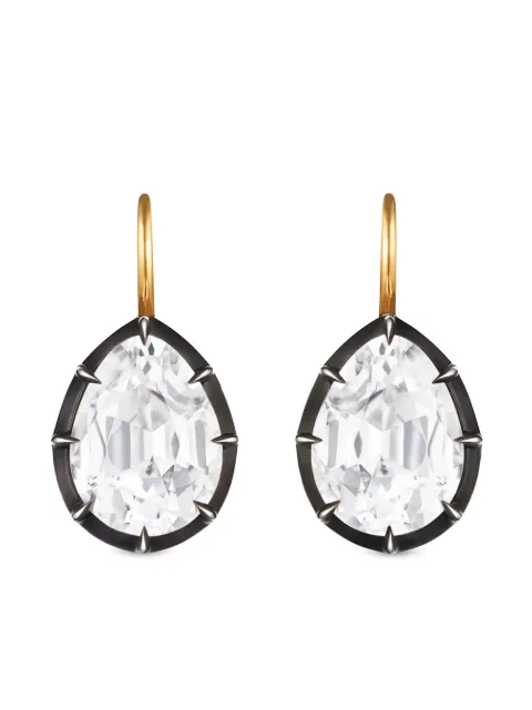 FRED LEIGHTON 18kt yellow gold pear shape topaz drop earrings Gold E1099FL0WTPZSVGO