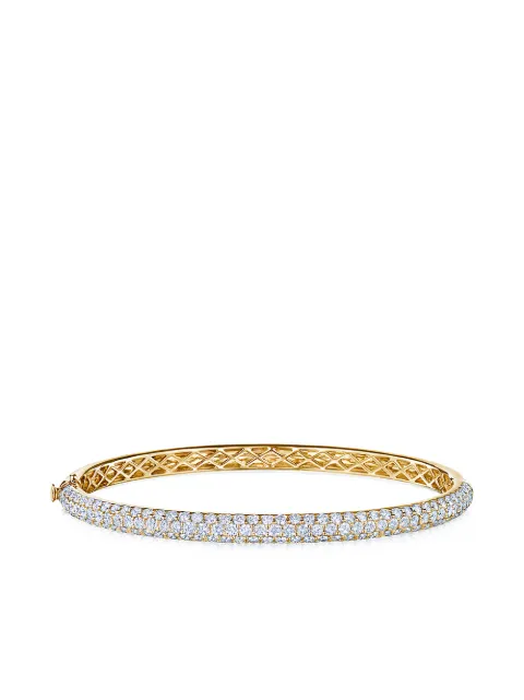 KWIAT 18kt yellow gold diamond Moonlight three-row medium bangle Gold B15697Y0DIA18KY