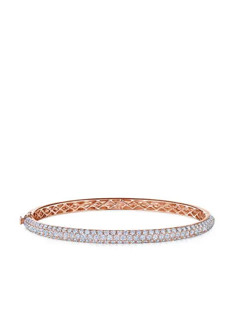 KWIAT 18kt rose gold diamond Moonlight medium bangle Pink B15697P0DIA18KP