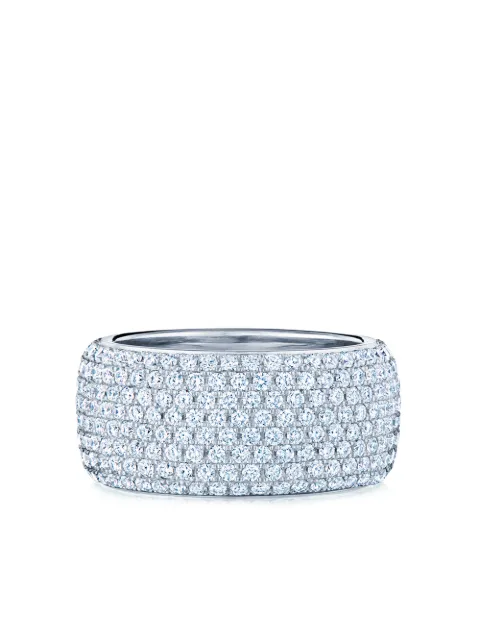 KWIAT 18kt white gold diamond Moonlight eight-row ring Silver W143710DIA18KW