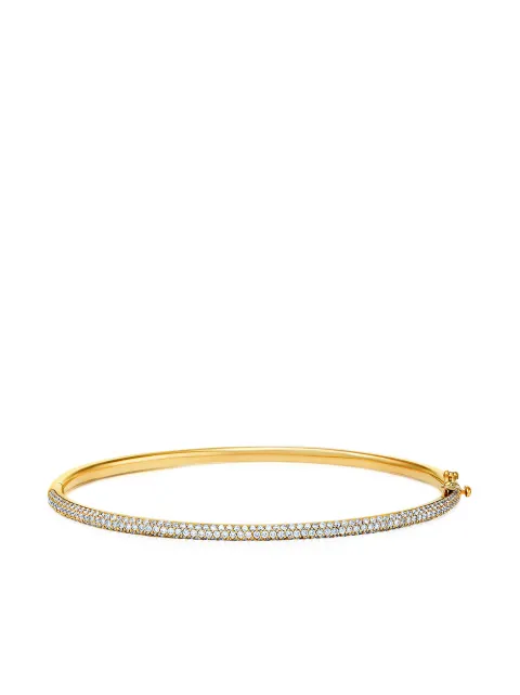 KWIAT 18kt yellow gold Moonlight 3-row slim pave diamond bangle Gold B15656Y0DIA18KY