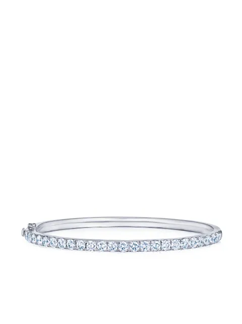 KWIAT 18kt white gold diamond stackable bangle Silver B19503W0DIA18KW