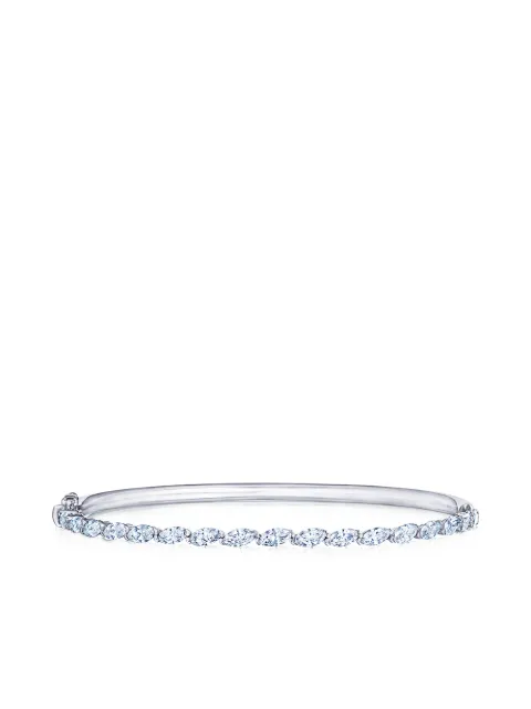 KWIAT 18kt white gold marquise diamond bangle Silver B195040DIA18KW