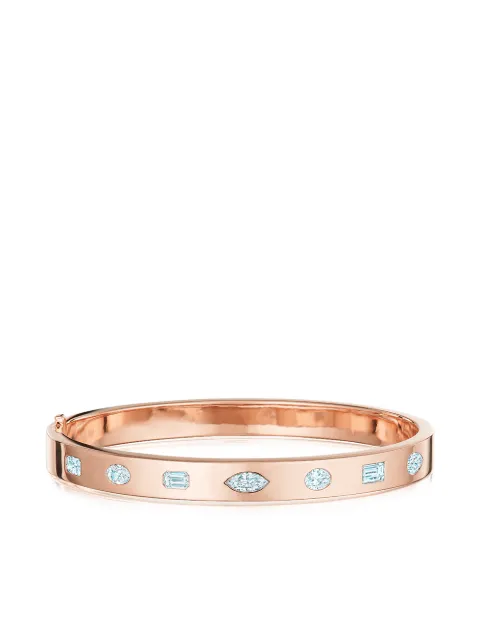 KWIAT 18kt rose gold fancy shape diamond stackable bangle Pink B156980DIA18KP