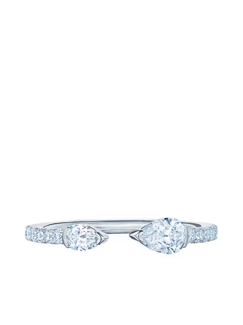 KWIAT 18kt white gold Eclipse diamond open ring Silver W13617W0DIA18KW