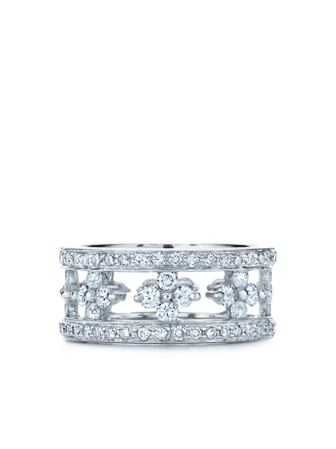 KWIAT 18kt white gold diamond Jasmine eternity ring Silver R133140DIA18KW