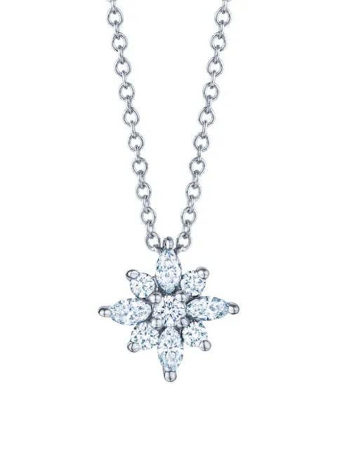 KWIAT 18kt white gold diamond star petite pendant Silver N97680DIA18KW