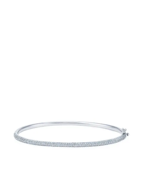 KWIAT 18kt white gold diamond Moonlight three-row slim bangle Silver B15656W0DIA18KW