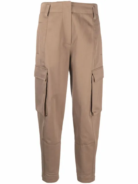 Brunello Cucinelli cropped cargo trousers Brown MB017P7726C7970