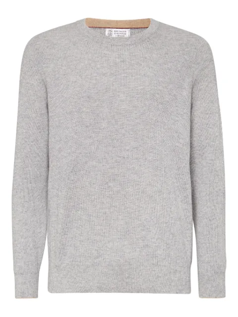 Brunello Cucinelli ribbed-knit cashmere jumper Grey M2229510CK773