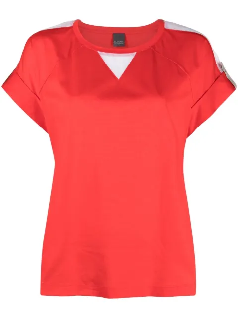 Lorena Antoniazzi contrasting-print T-shirt Red E2109TS0013432