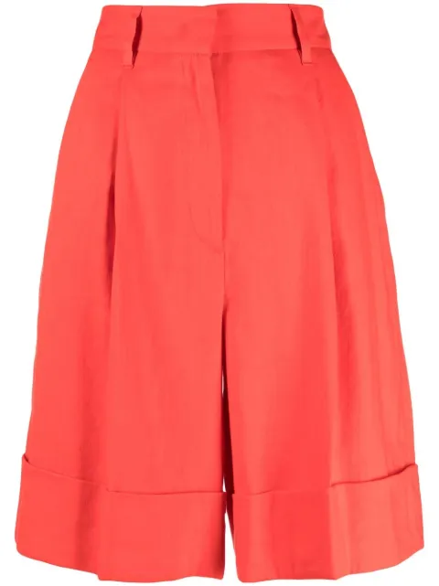 Lorena Antoniazzi turn-up hem shorts Red E2103PA1133347