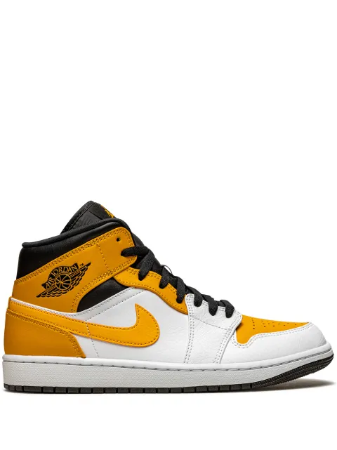 Jordan Jordan 1 Mid "University Gold" sneakers White 554724170