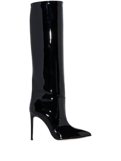 Paris Texas 105mm knee-high boots Black PX501XVN01