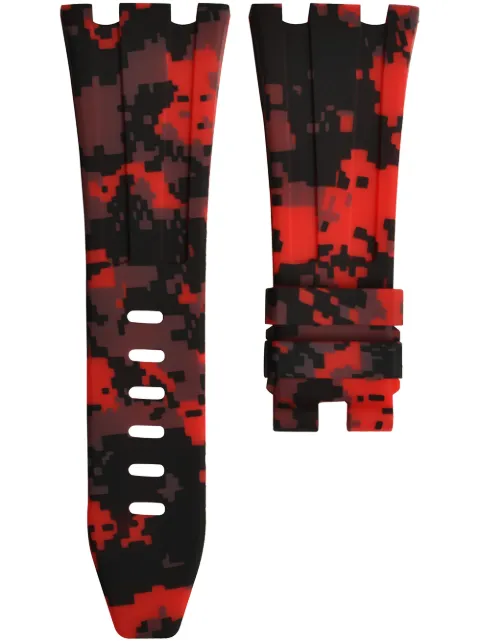Horus Watch Straps 42mm Audemars Piguet Royal Oak Offshore watch strap Red AP42TREDDIGI