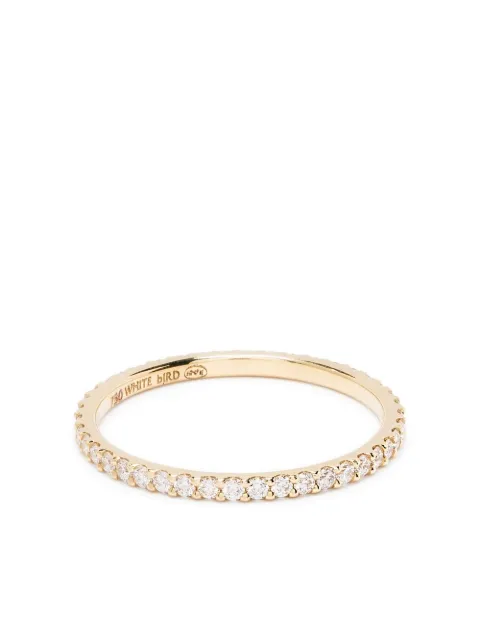 We by WHITEbIRD 18kt yellow gold diamond thin band ring Gold 1AFG1J2