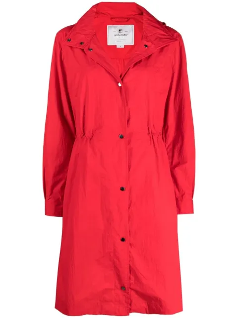 Woolrich hooded midi parka Red CFWWOU0409FRUT2525