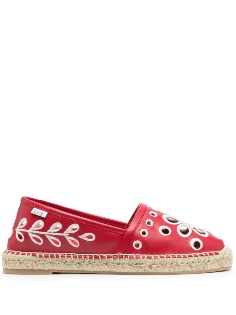 RED(V) Red-Eden flat espadrilles Red QS0D91IYJ