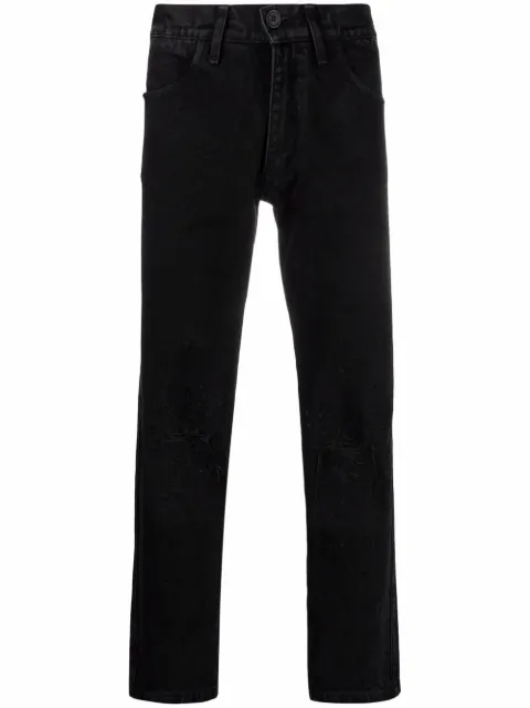 Liberal Youth Ministry mid-rise cropped jeans Black PT01LYMDP