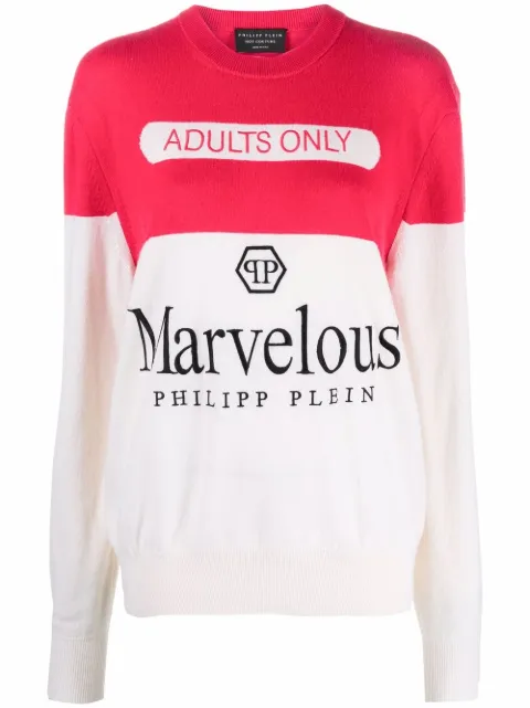 Philipp Plein Marvelous cashmere jumper Red AAACWKO0449PKN002N