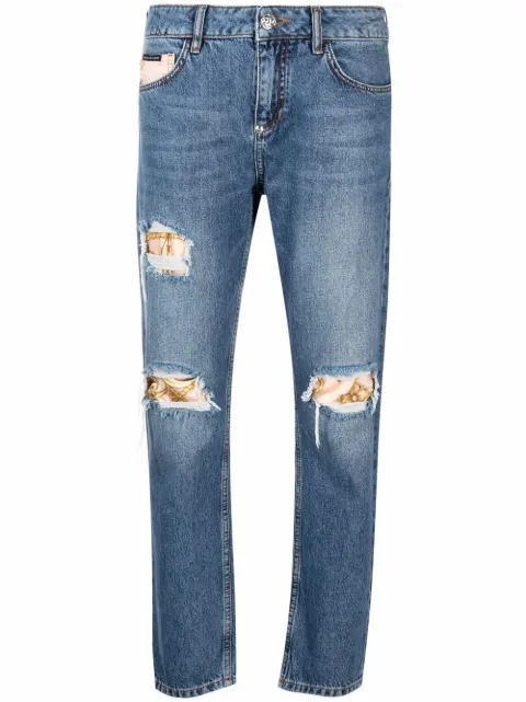 Philipp Plein New Baroque straight-leg jeans Blue FAACWDT1652PDE004N
