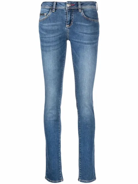 Philipp Plein Iconic skinny jeans Blue FAACWDT1685PDE004N