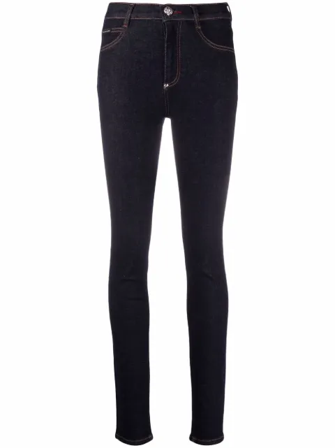 Philipp Plein high-waisted skinny jeans Blue FAACWDT1693PDE004N