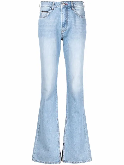 Philipp Plein high-waisted flared jeans Blue FAACWDT1690PDE004N