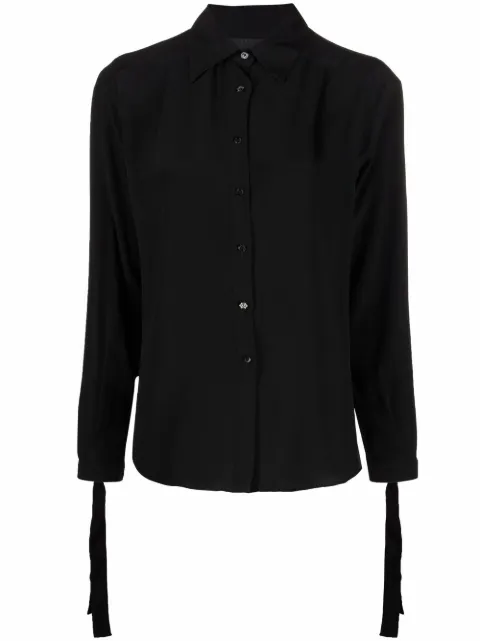 Philipp Plein button-down silk shirt Black FAACWRP0275PTE003N