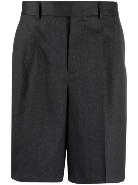 Valentino Garavani stripe-detail knee-length shorts Grey VRDB366RT