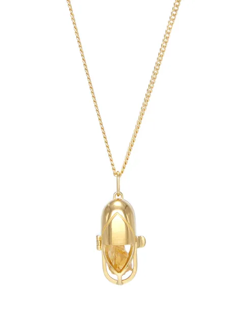 Capsule Eleven capsule crystal pendant necklace Gold CAPSULECRYSTALPENDANTGOLDCITRINEWOMEN