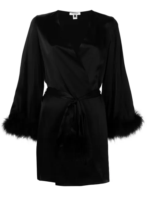 Gilda & Pearl Kitty short robe Black 2025BLACK