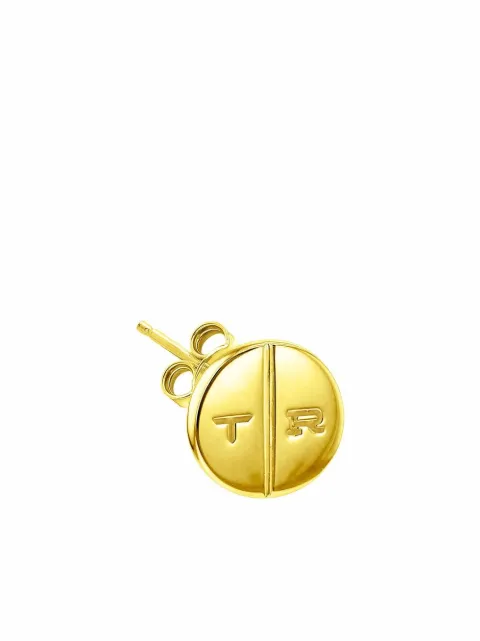 True Rocks round pill stud earring Gold GOLDROUNDPILLSTUDEARRINGWOMEN