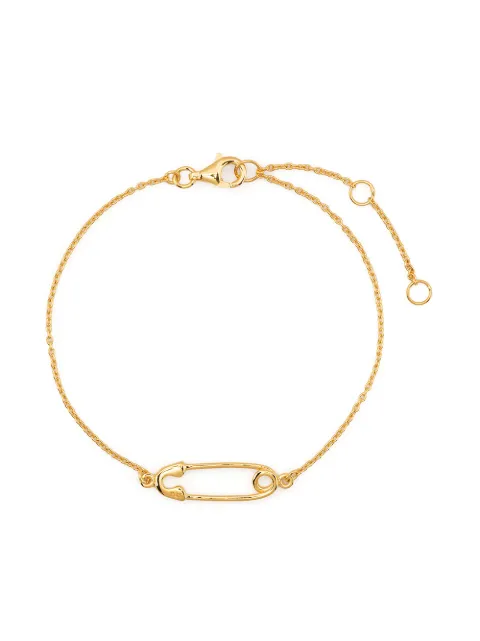 True Rocks safety pin charm bracelet Gold GOLDSAFETYPINBRACELETMEN