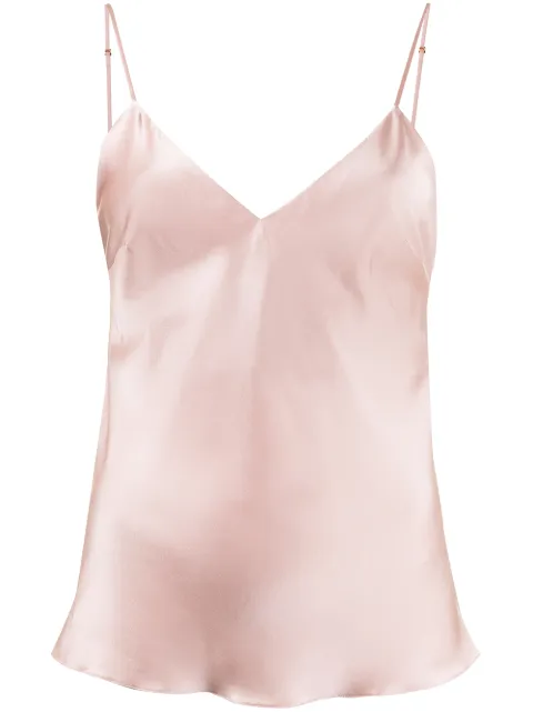 Gilda & Pearl Sophia stretch-silk camisole Pink 1610PINKCHAMPAGNE