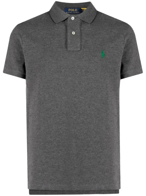 Polo Ralph Lauren embroidered-logo polo shirt Grey 710795080008