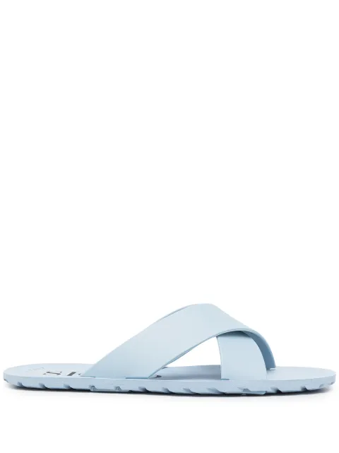 Senso Franky crossover-strap slides Blue FRANKY