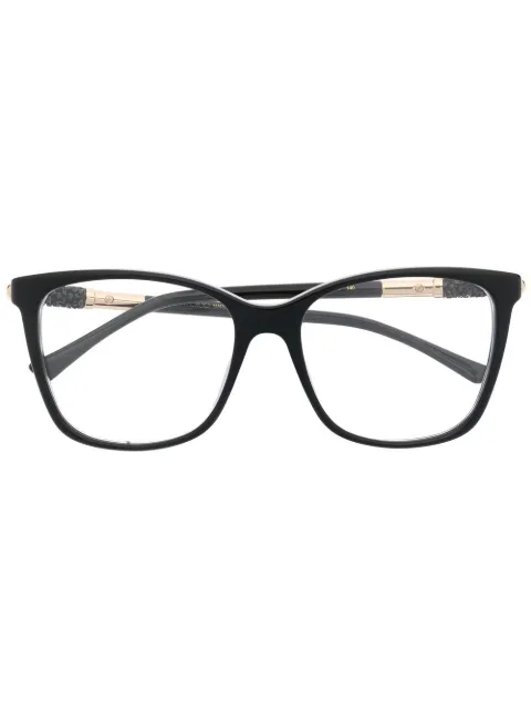 Jimmy Choo Eyewear Ali square frame glasses Black JC294G