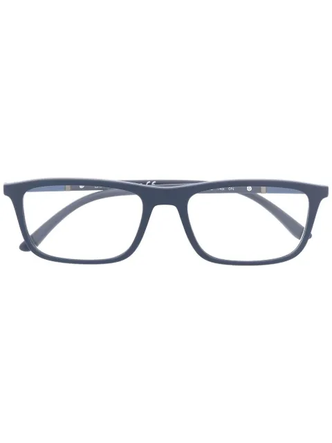 Emporio Armani rectangle-frame glasses Blue EA4160