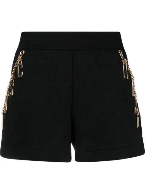 Moschino x Smiley fleece shorts Black A03050527