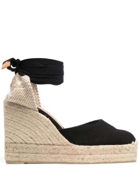 Castañer Carina wedge espadrilles Black 20961