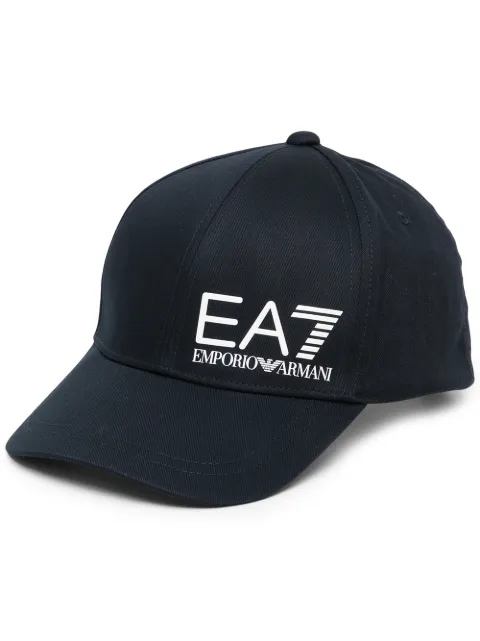 Ea7 Emporio Armani logo-print baseball cap Blue 2759361P103