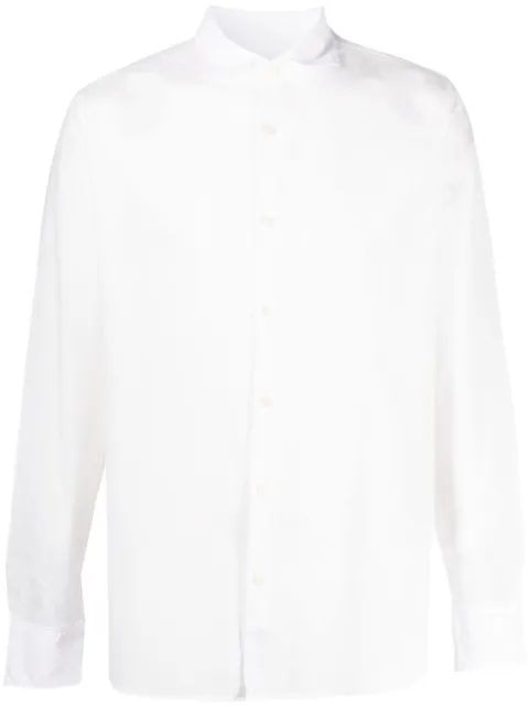 Deperlu long-sleeved cotton shirt White LEON