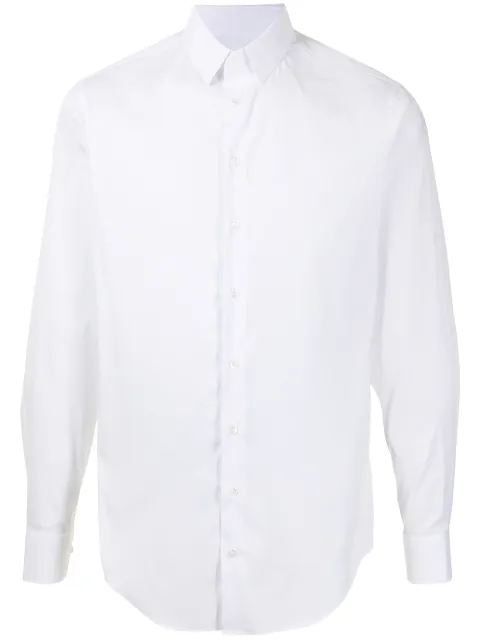 Giorgio Armani long-sleeved button-up shirt White 8WGCCZ98TZ517