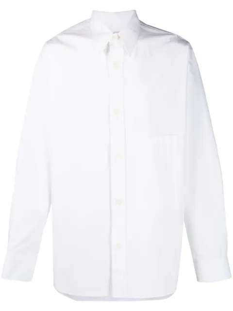 Valentino Garavani chest-pocket cotton shirt White VABH004WW
