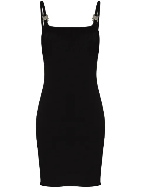 1017 ALYX 9SM Disco ribbed mini dress Black AAWKN0112YA01
