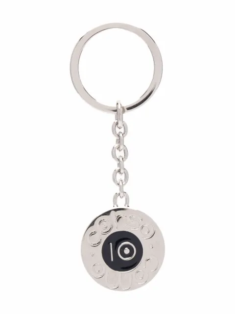 10 CORSO COMO logo charm keyring Silver CCG28